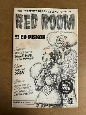 Buy Red Room #1 - May 2021 - Fantagraphics Books - 2nd Print Sketch Variant - (775A) • 4.79£