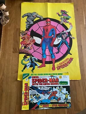 Buy Super Spider-man With The Super Heroes #158 - Marvel Comics - 1976 - Inc Poster • 37.50£