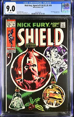 Buy Nick Fury, Agent Of S.H.I.E.L.D. #10 (Marvel 1969) ❄️ Classic Steranko Cover! ❄️ • 158.86£