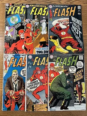 Buy The Flash #182 193 189 191 194 196 Lot DC Comics Vintage Silver Age 1st Print • 31.53£