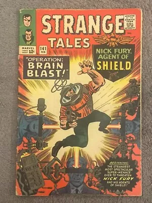 Buy Strange Tales #141 (RAW 5.0 - MARVEL 1966) Jack Kirby. Goldberg. 1st Mentallo • 59.30£