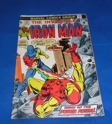 Buy The Invincible Iron Man #63 Bronze Age - 1973  Very Good Condition Pence Variant • 8.99£