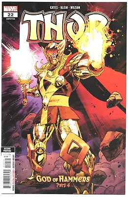 Buy THOR # 22 APRIL 2022 GOD OF HAMMERS PT 4 2nd PRINT DONNY CATES NEW BOARDED • 3.99£