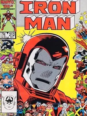 Buy Iron Man #212 - Red & Silver Armor - NEW Metal Sign: 9x12 Ships Free • 18.86£