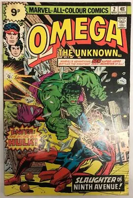 Buy Omega: The Unknown #2 (1976) Vf Pence Copy Marvel • 7.95£
