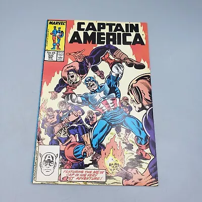 Buy Captain America Vol 1 #335 Nov 1987 Baptism Of Fire Softcover Marvel Comic Book • 11.87£