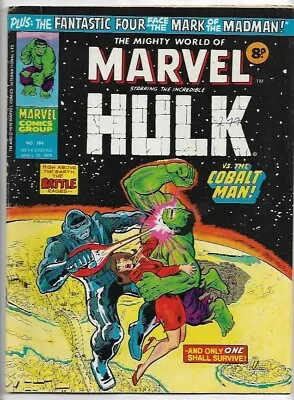 Buy The Mighty World Of Marvel #184 Hulk VG (1976) Marvel Comics UK • 2£