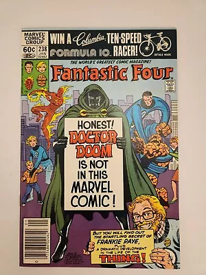 Buy Fantastic Four #238 Marvel Comic (1982) Newsstand Frankie Raye Origin • 5.56£