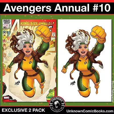 Buy [2 Pack] Avengers Annual #10 Unknown Comics David Nakayama Exclusive Var Facsimi • 26.38£