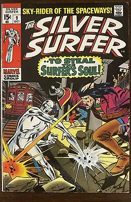 Buy Silver Surfer #9:  To Steal The Surfer's Soul!  Marvel 1969 F+ • 60.84£