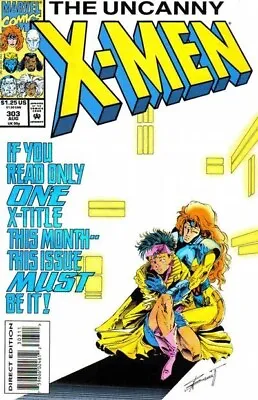Buy Uncanny X-Men (1981) #303 Death Of Illyana Direct Market VF. Stock Image • 2.70£