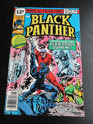 Buy Black Panther # 15 May 1979 Marvel Comics Fine/Very Fine (FN/VF) Pence Copy. • 10£