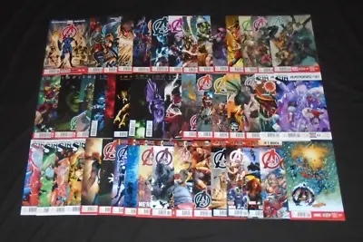 Buy Marvel Comics Avengers Vol 5 Complete Run 1-34,34.1,34.2,35-44 & Annual Full Set • 169.99£