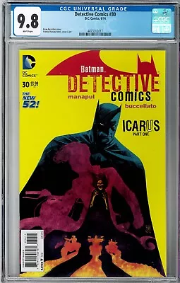 Buy Detective Comics #30 CGC 9.8 (Jun 2014, DC) Brian Buccellato Story, The New 52! • 64.34£