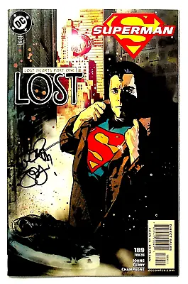 Buy Superman #189 Signed By Geoff Johns DC Comics 2003 • 12.06£