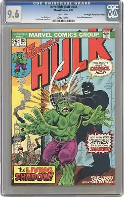 Buy Incredible Hulk #184 CGC 9.6 Don/Maggie Thompson Collection 1975 0244336001 • 190.68£