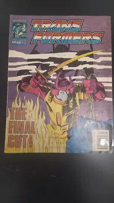 Buy Transformers #332 Marvel UK Comics Very Rare Last Issue In 1st Series • 65£