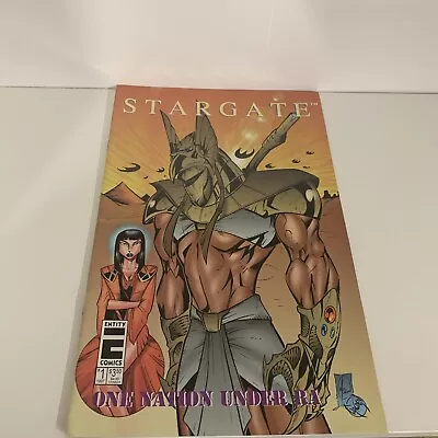 Buy Entity Comics Stargate One Nation Under Ra #1 Gold Foil One Shot 1997 SP1/1 • 9.59£