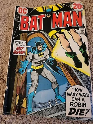 Buy Batman #246 1972 How Many Times Can A Robin Die? DC COMICS • 17.58£