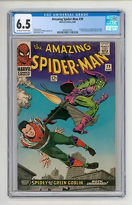 Buy Amazing Spider-Man #39 CGC 6.5 FN+ First Romita Art • 559£