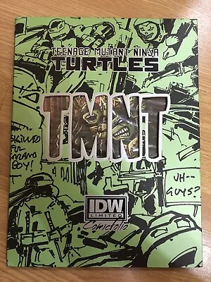 Buy SIGNED Teenage Mutant Ninja Turtles 21 COMICFOLIO IDW Kevin Eastman Comic TMNT • 100£