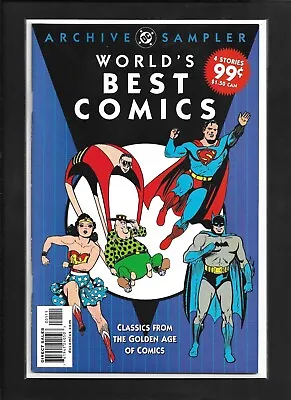 Buy Archive Sampler: World's Best Comics (2003): Reprints Golden Age Stories! NM-! • 2.68£