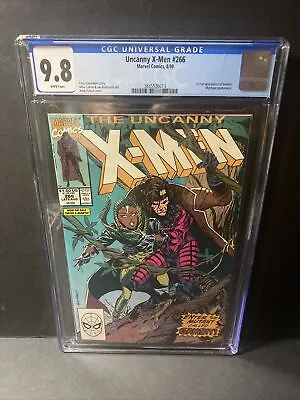 Buy Uncanny X-Men #266 CGC 9.8 White Pages 1st Appearance Of Gambit  • 556.03£