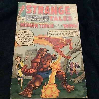 Buy Strange Tales #116 VG/FN 1964 • 45£
