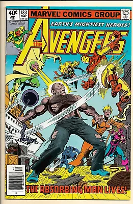 Buy Avengers #183 VF/NM (1979) Newsstand! The Absorbing Man, Ms.Marvel! Perez Art! • 15.76£