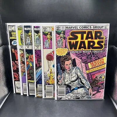 Buy STAR WARS Lot (MARVEL 1978) Issue #’s 65 73 76 82 85 & Annual 2.(B10)(21) • 38.06£