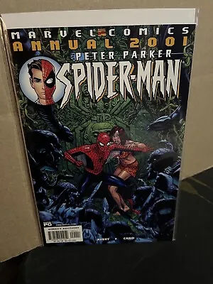 Buy Peter Parker Spider-Man Annual 2001 🔥Marvel Comics🔥NM • 6.35£