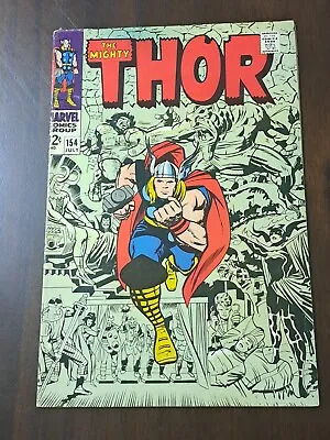 Buy Thor 154 Ungraded White Pages - First Appearance Of Mangog - Ulik Appearance • 93.26£