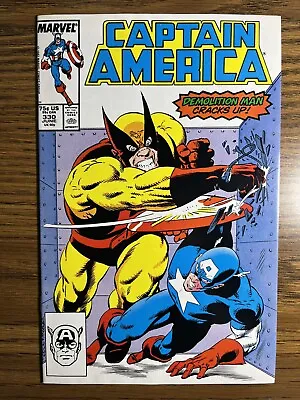Buy Captain America 330 Direct Edition 1st Team App Of Night Shift  Marvel 1987 • 4.52£