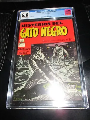 Buy Black Cat Mystery 37 Misterios Del Gato Negro CGC 6.0 Mexican Voodoo 5 W)Atlas C • 316.08£