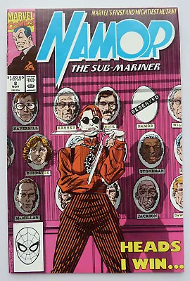 Buy Namor The Sub-Mariner #8 - Marvel Comics November 1990 VF 8.0 • 5.99£