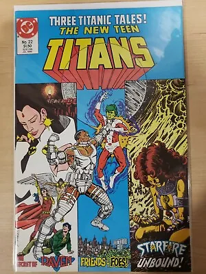 Buy THE NEW TEEN TITANS #22 (1986 DC Comics) George Perez Marv Wolfman  • 4£