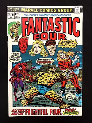 Buy Fantastic Four #129 (1st Series) Marvel Dec 1972 1st Appear Thundra • 15.81£