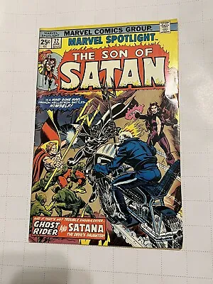 Buy MARVEL SPOTLIGHT #22 1975 Son Of Satan, Ghost Rider, Marvel Comics MCU • 11.85£