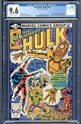 Buy The Incredible Hulk #259 (Marvel Comics) CGC 9.6 *Origin Darkstar / Vanguard • 53.21£