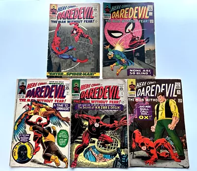 Buy Daredevil 11 13 15 16 17 Silver Age Lot Amazing Spider-Man Solid VG Lot • 118.59£