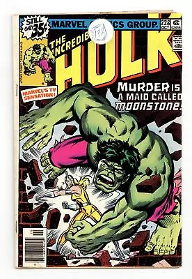 Buy Incredible Hulk #228 GD 2.0 1978 1st App. Moonstone • 9.88£