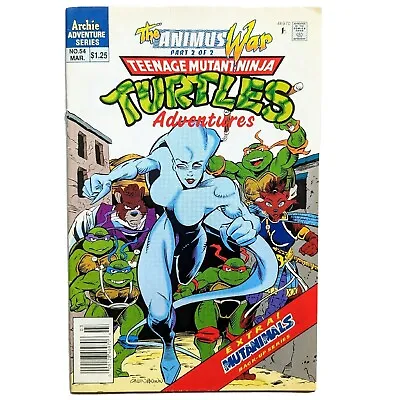 Buy Teenage Mutant Ninja Turtles Adventures #54 - The Animus War! 1994 Archie Comic • 19.75£