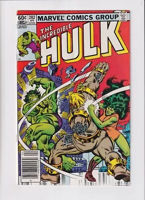 Buy Incredible Hulk (1962) # 282 Newsstand (7.0-FVF) (2025708) She-Hulk 1983 • 25.20£