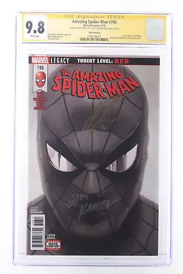 Buy Amazing Spider-Man #796 - Marvel 2018 CGC 9.8 3rd Print Signed ROSS, ROMITA • 399.50£