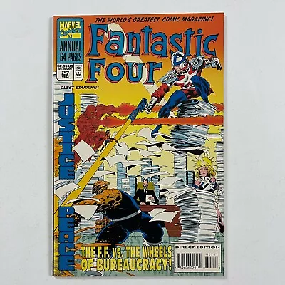 Buy Fantastic Four Annual 27 Nm Tva Time Variance Authority (1994, Marvel Comics) • 11.06£