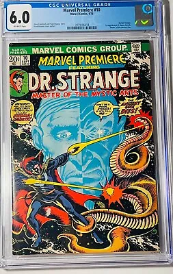 Buy 1973 Marvel Premiere 10 CGC 6.0  Doctor Strange. 1st App Shama-Gorath. • 138.56£