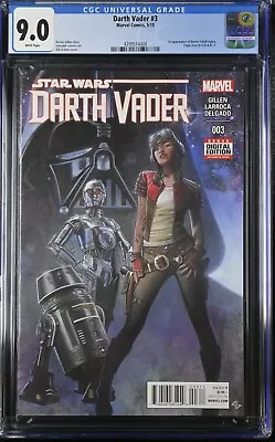 Buy Darth Vader #3 - CGC 9.0 - 🔑1st Appearance Doctor Aphra🔑 First Print • 65£