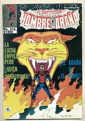 Buy EL HOMBRE ARAÑA #512 El Puma, Spider-Man Comic 48 Páginas 1992 • 6.40£