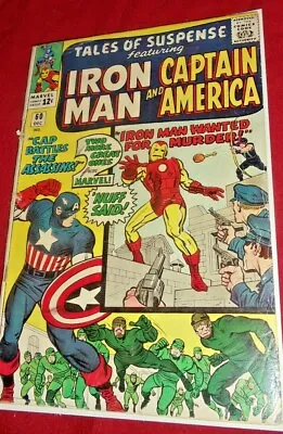 Buy Tales Of Suspense #60, 2nd App Hawkeye,  Black Widow Iron Man Marvel 1964 • 71.16£