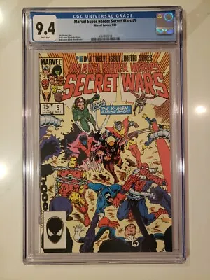 Buy Marvel Super-Heroes Secret Wars 5 CGC 9.4 Marvel Comics 1984 • 30.83£